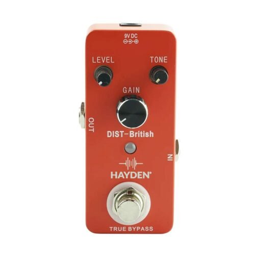 Guitar Pedal DIST-BRITISH: Classic British Style Distortion for Heavy Metal Tones