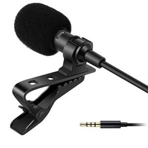 lapel clip mic 1.5mtrs