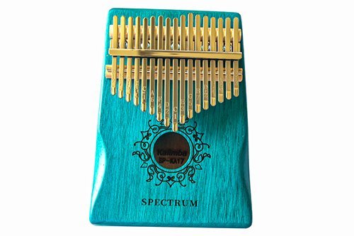 Spectrum Kalimba Thumb Piano 17 Keys, Portable Finger Piano -17 Keys Green