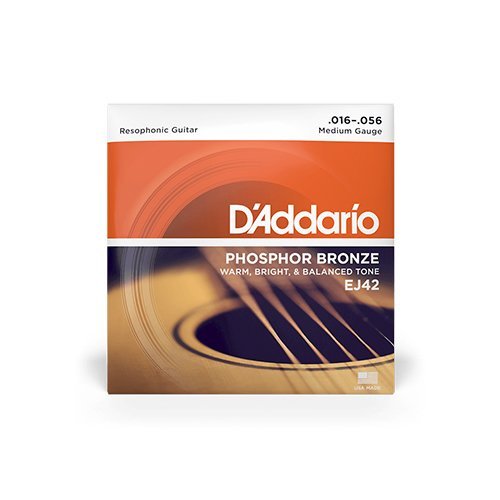 D’Addario EJ42 / 16-56 Resophonic Guitar Strings (Phosphor Bronze)