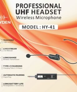 HAYDEN HY 41 UHF HEADSET WIRELESS MICROPHONE 3
