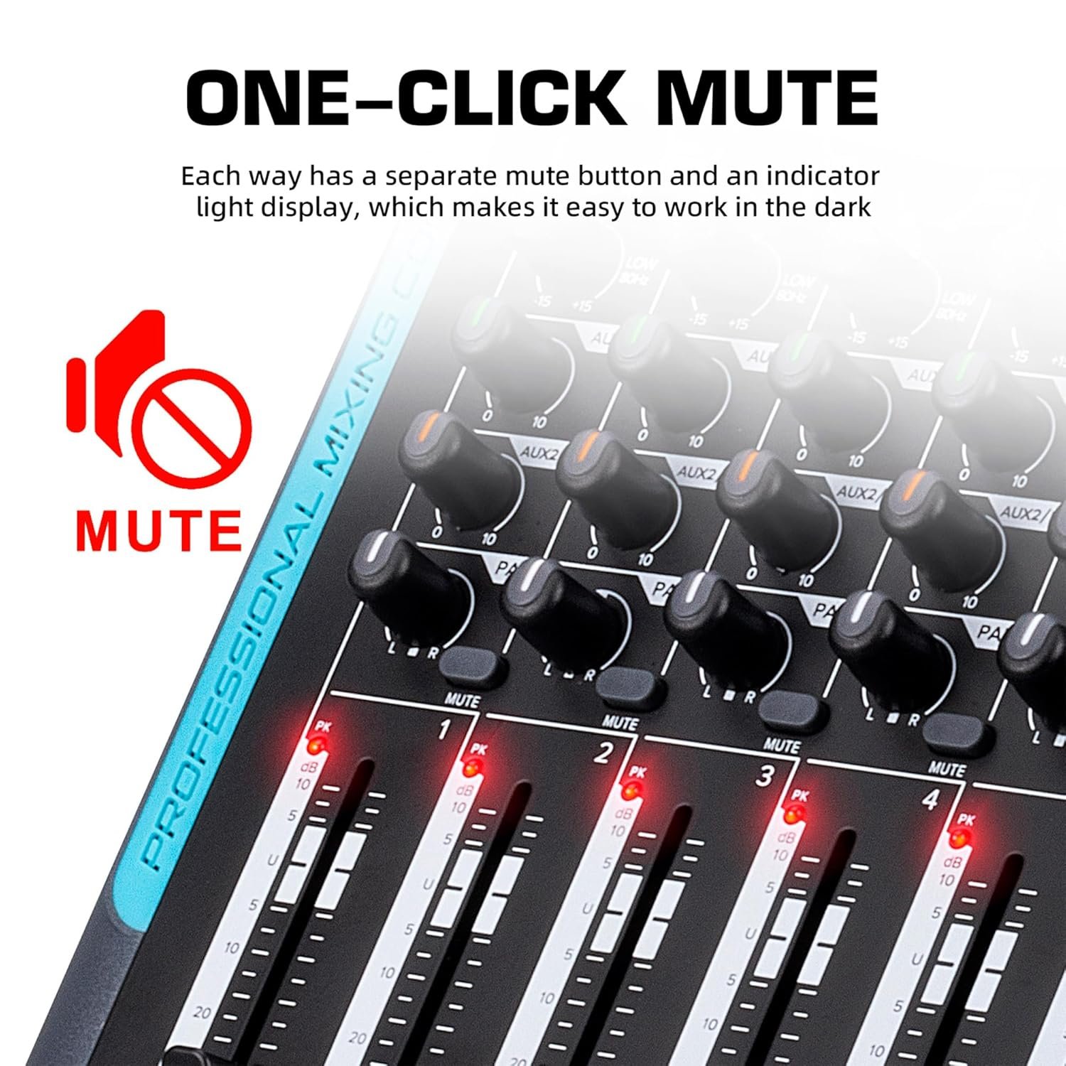 hayden HY-8FX 10-Channel DJ Mixer - Image 5