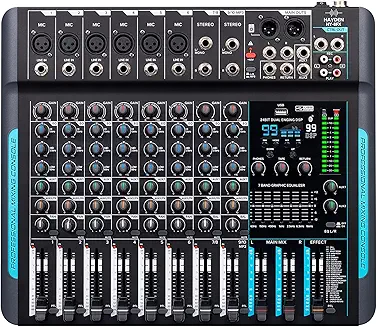 hayden HY-8FX 10-Channel DJ Mixer - Image 3